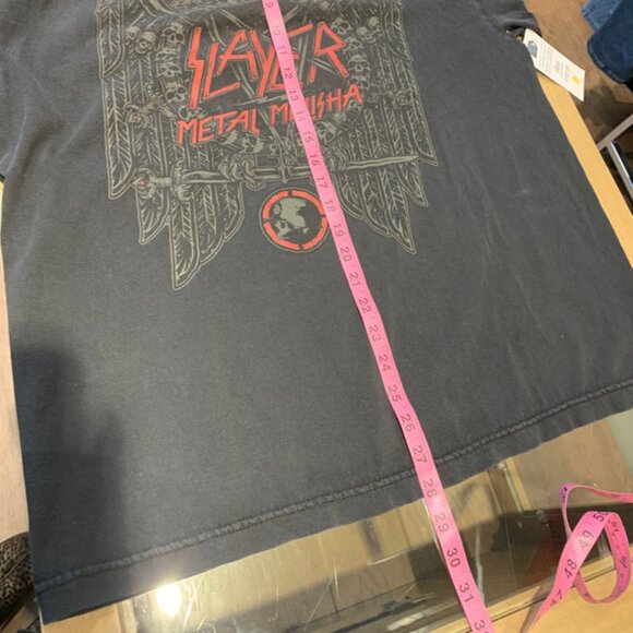 Slayer x Metal Mulisha Graphic Band Tee Vintage Y2K Black - Men’s XL - Picture 5 of 6